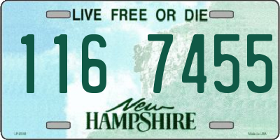 NH license plate 1167455