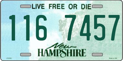 NH license plate 1167457