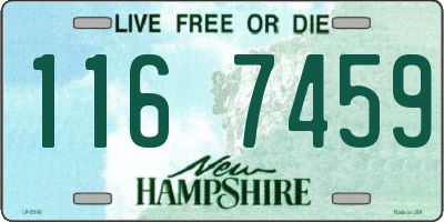 NH license plate 1167459