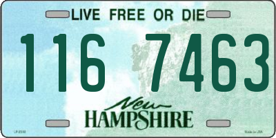 NH license plate 1167463