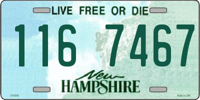 NH license plate 1167467