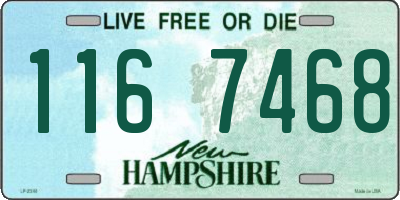 NH license plate 1167468