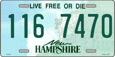 NH license plate 1167470