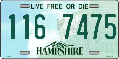 NH license plate 1167475