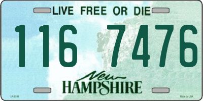 NH license plate 1167476