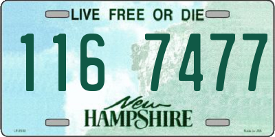 NH license plate 1167477
