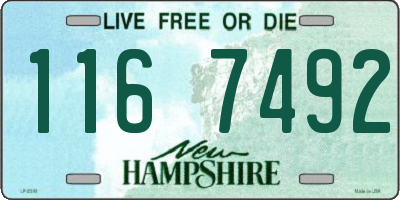NH license plate 1167492