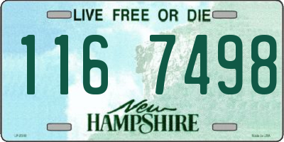 NH license plate 1167498