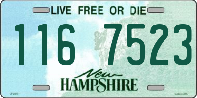 NH license plate 1167523
