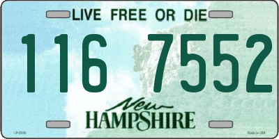 NH license plate 1167552