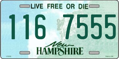 NH license plate 1167555