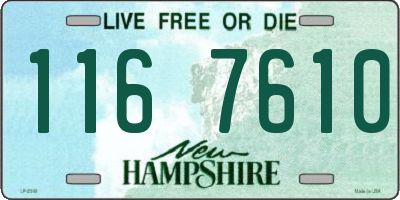 NH license plate 1167610