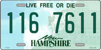 NH license plate 1167611