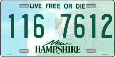 NH license plate 1167612