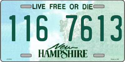 NH license plate 1167613