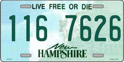 NH license plate 1167626