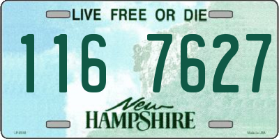 NH license plate 1167627