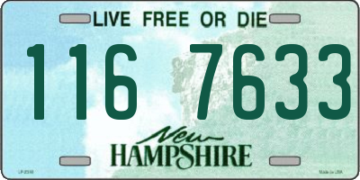 NH license plate 1167633