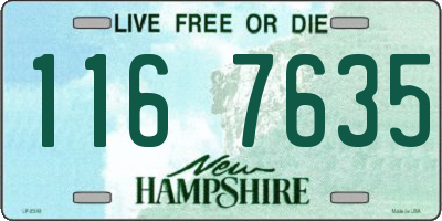NH license plate 1167635