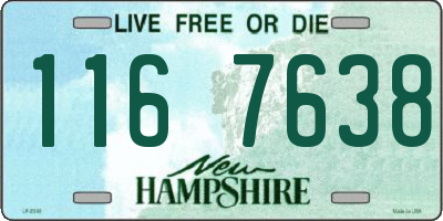 NH license plate 1167638