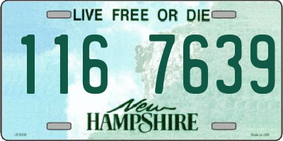 NH license plate 1167639