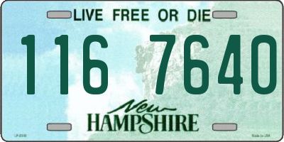 NH license plate 1167640
