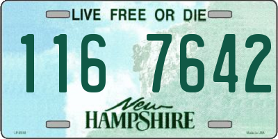 NH license plate 1167642