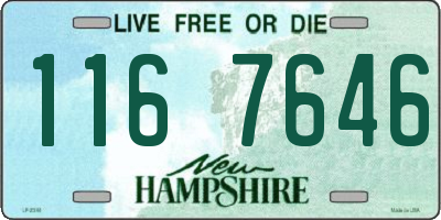 NH license plate 1167646