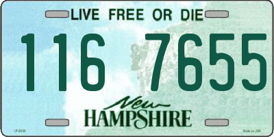 NH license plate 1167655