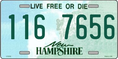 NH license plate 1167656