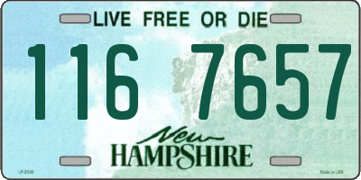NH license plate 1167657