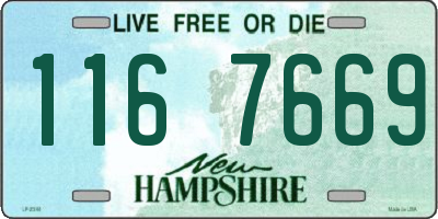 NH license plate 1167669