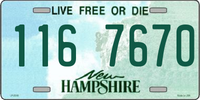 NH license plate 1167670