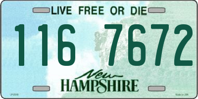 NH license plate 1167672