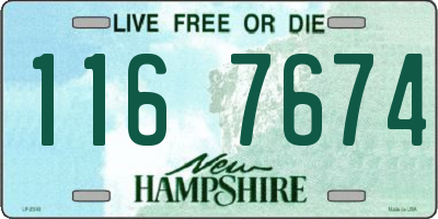 NH license plate 1167674