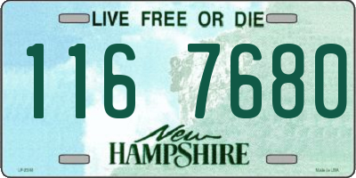 NH license plate 1167680