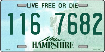 NH license plate 1167682