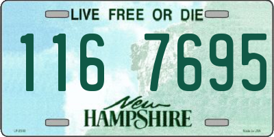 NH license plate 1167695