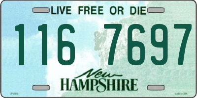 NH license plate 1167697