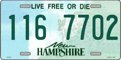 NH license plate 1167702