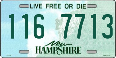 NH license plate 1167713