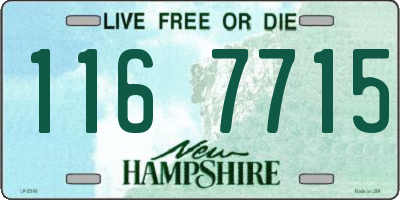 NH license plate 1167715