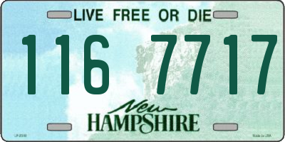 NH license plate 1167717