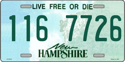 NH license plate 1167726