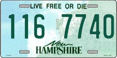 NH license plate 1167740