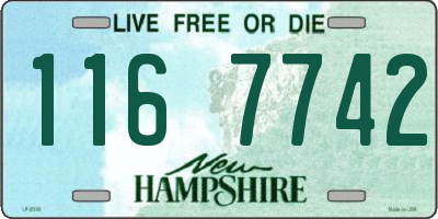 NH license plate 1167742
