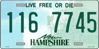 NH license plate 1167745