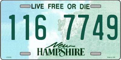 NH license plate 1167749
