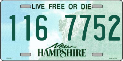 NH license plate 1167752