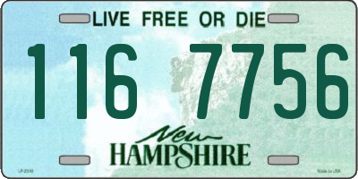 NH license plate 1167756